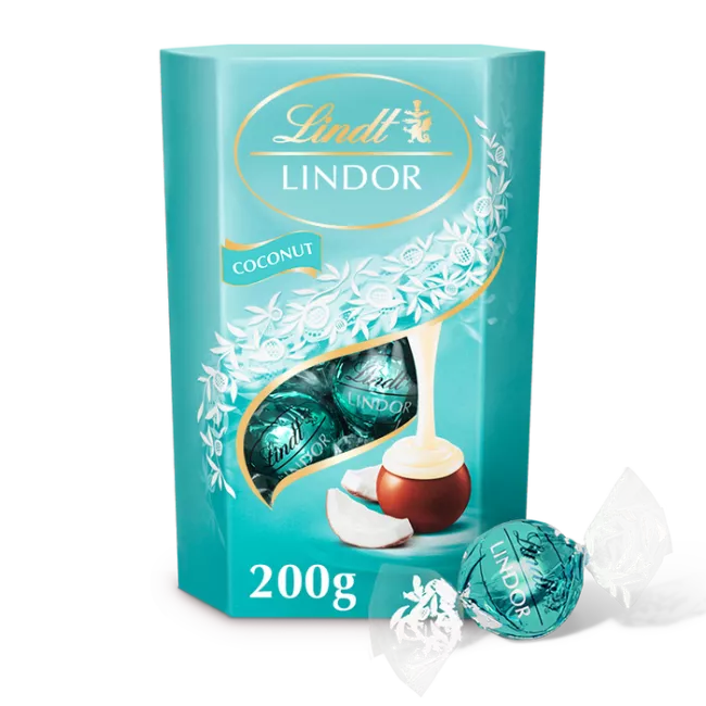 LINDOR pralinky Coconut 200g